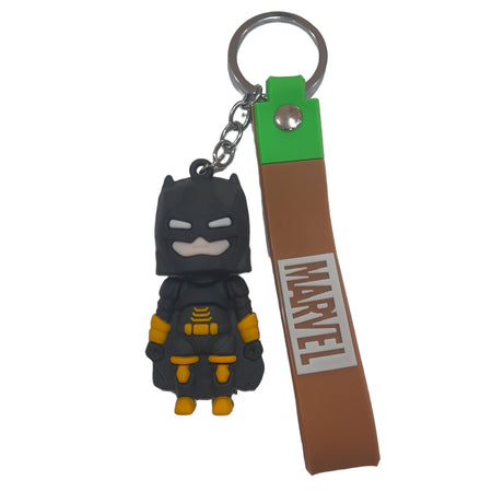 Batman Keychain Silicone, Attractive Cartoon Key-Ring Door Car Key Chains