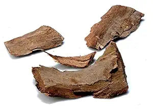 Kunjika Jadibooti Arjun ki Chaal - Dried- Terminalia Arjuna - Raw | Lowers Bad Cholesterol - 200 gm