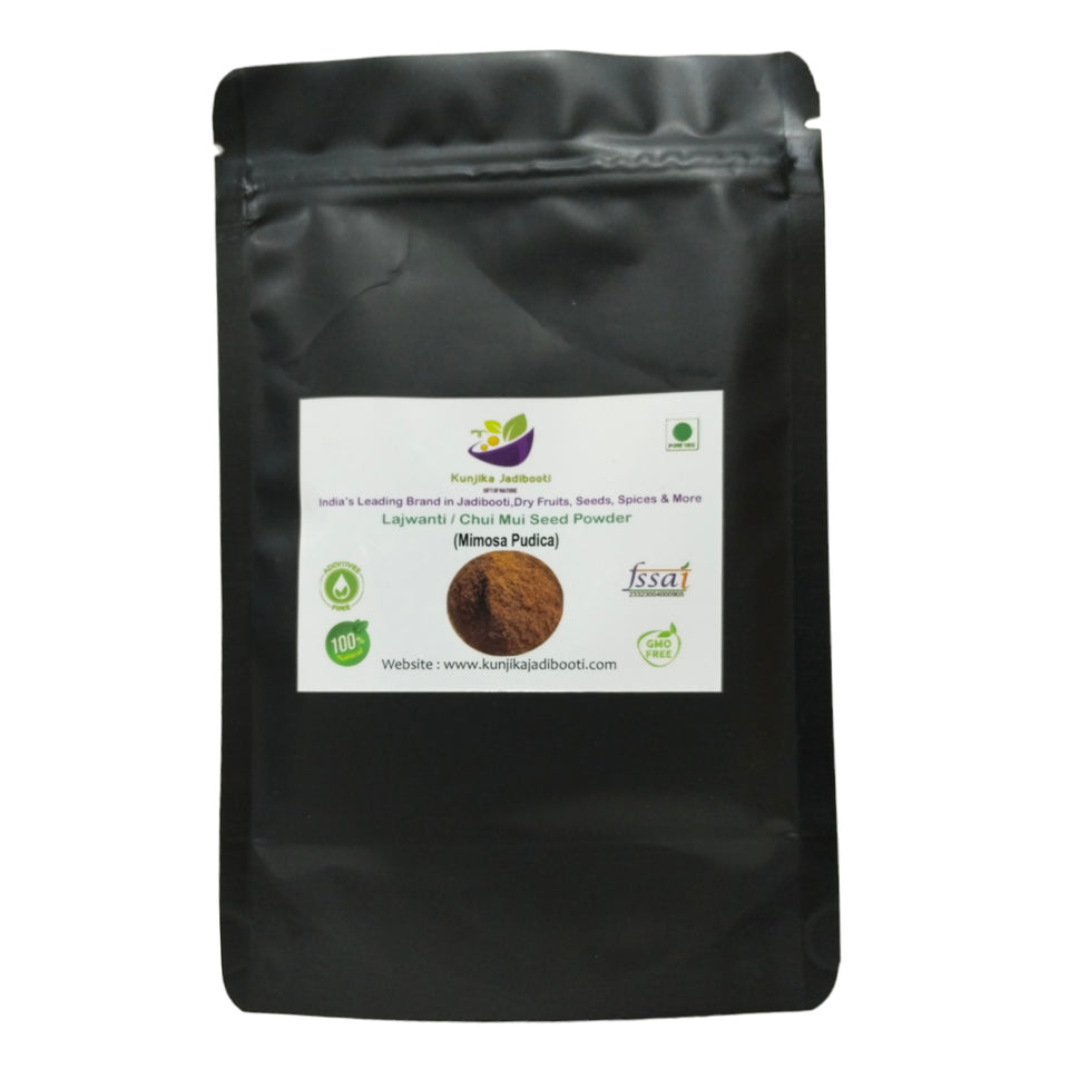 Kunjika Jadibooti Lajwanti Seeds Powder - Lajvanti Beej Powder - Chui Mui - Mimosa pudica Powder - 100 gm