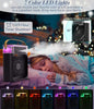 Mini Air Conditioner Mist Cooler for Room Cooling Mini AC Portable Mini Fan Artic Cooler with 7 Colors LED Light, 1/2/3 H Timer, 3 Wind Speeds and 3 Spray Modes for Office,Home,Dorm,Travel (Multicolor)