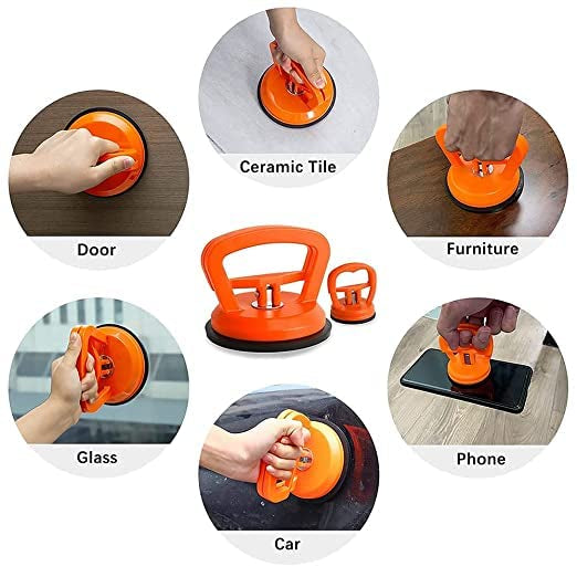 Vacuum Suction Cup Dent Puller Handle Lifter Car Dent Puller Remover for Car Dent Repair, Glass, Tiles, Mirror, Granite Lifting, and Objects Moving