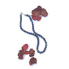 Lapis Lazuli Crystal Round Beads Necklace - 15 Inches, 6mm Beads (Semi-Precious Mala)