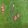 Amethyst Crystal Round Beads Necklace - 15 Inches, 6mm Beads (Semi-Precious Mala)