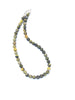 Serpentine Crystal Round Beads Necklace - 15 Inches, 8mm Beads (Semi-Precious Mala)