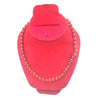 Red Onyx Crystal Round Beads Necklace 15 Inches, 6mm Beads (Semi-Precious Mala)