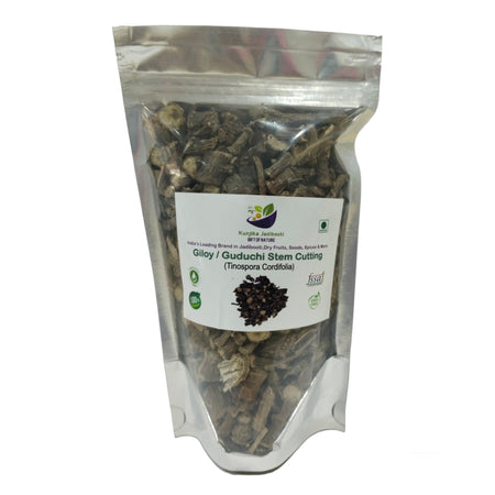 Kunjika Jadibooti Giloy Stem Cutting /Dried Giloy/Amrita/Guduchi/ Tinospora Cordifolia  100 gm