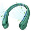 Portable Neck Fan,Hands Free Bladeless Fan, 360° Cooling Personal 3 Speeds Adjustment, 78 Air Outlet, Headphone Design, Rechargeable, USB Powered Fan for Outdoor Indoor