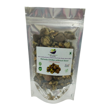 Kunjika Jadibooti Bahera Chilka | Baheda | Bibhitaki | Terminalia Bellirica | Natural and Pure - Ayurvedic Herb for Digestion and Respiratory Health