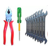 New Hand Tool Kit - Line Tester Set ,Combination Plier, 8pc Spanner Set