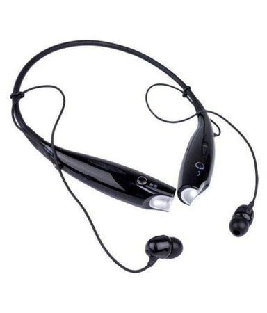 Ekdant® HBS-730 WIRELESS Neckband Bluetooth Wireless Earphones With Mic - Black - halfrate.in