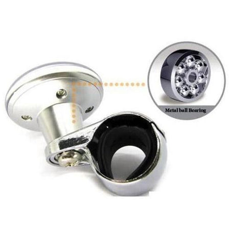 Car Power Steering Wheel Platinum Knob Spinner I-POP - halfrate.in
