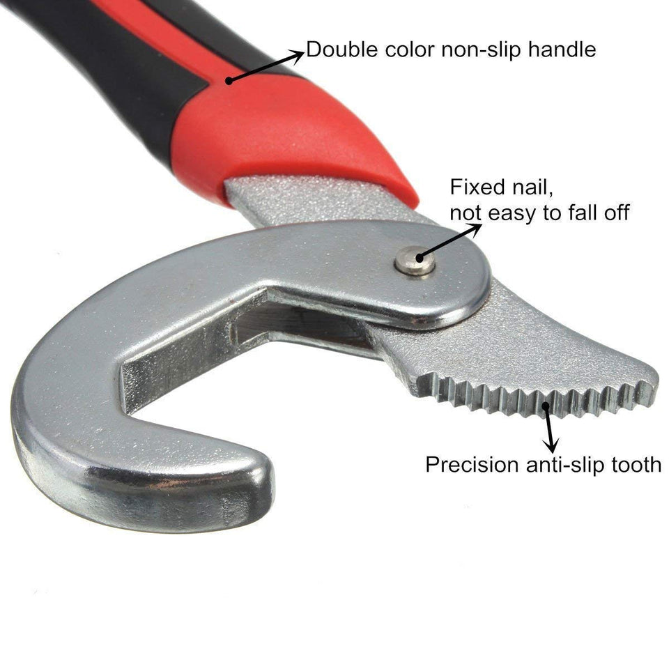 Combo Pack Snap n Grip All in one Multi Purpose Double Sided Wrench Spanner & 41 PCS Screwdriver Set Power & Hand Tool Kit