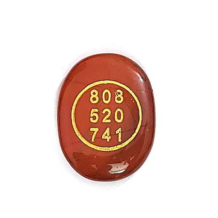 Natural Carnelian Zibu Symbols Crystal Stone Money Switch Word Zibu Coin Cabochon Oval Shape Feng Shui Money Coin for Energy, Manifestation & Good luch