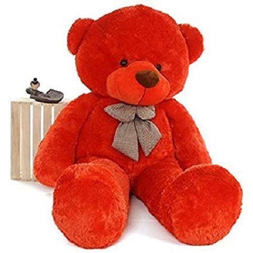 Premium Quality Huggable Teddy Bear, Plush Stuffed 150 cm (5 Feet) Red
