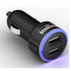 Dual 2 Port USB Car Charger Small & Compact - halfrate.in