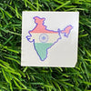 Tricolour Map of India Heart Tattoo for Body Independence day Republic day