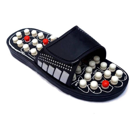 Ratehalf® Yoga Paduka/Acupressure Therapy Sandals/Foot Massager Slipper/Acupressure Foot Relaxer/Rotating Acupressure Foot Slippers for Men & Women - halfrate.in