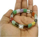 Chakra Stone Pyramid Shaped Bracelet, Multi Stone Feng Shui Crystal Pyramid Power Bracelet