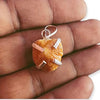 Natural Certified Machh Mani Pendant sea stone Pendant to Reduces and Removes Rahu Impact (Meen Mukta, fish stone) Lab Certificate Stone Pendant