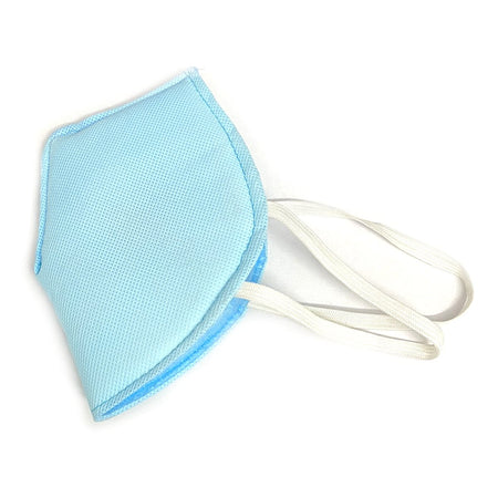 Ratehalf® High filtration 4 ply Reusable Wellness Mask with PU foam Three Layer Dust Pollution Washable Mask with Breathing valve (Blue) -1pc - halfrate.in