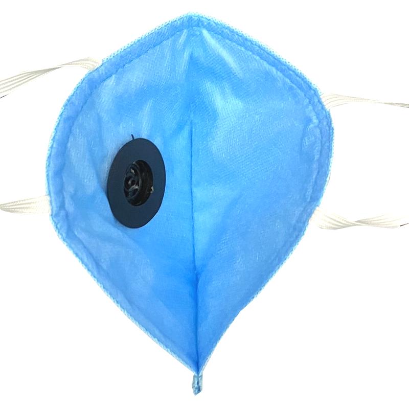 Ratehalf® 5 ply High filtration Reusable Wellness Mask Dust Pollution Washable Mask with Breathing valve (Blue) - 2pcs - halfrate.in