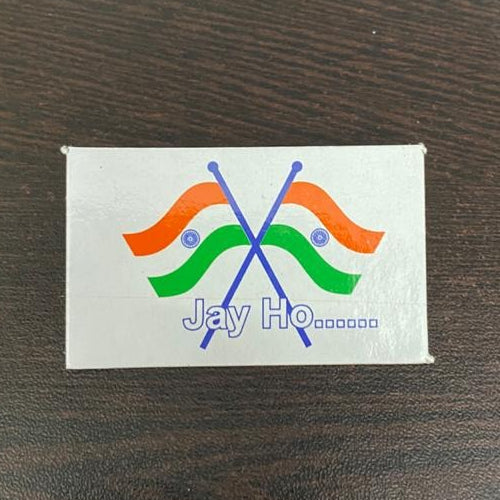 Plastic India Cross Flags Jai Ho Lapel Pin / Brooch / Badge Independence day Republic day 15 Aug