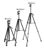 3366 Portable and Foldable Lightweight Photography and Videography Tripod Stand | Max Load 3kg | Max Height 135cm/53 with Carry Bag and Phone Holder