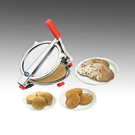 Stainless Steel Puri Press Machine - Make Roti, Puri, papad easily - halfrate.in