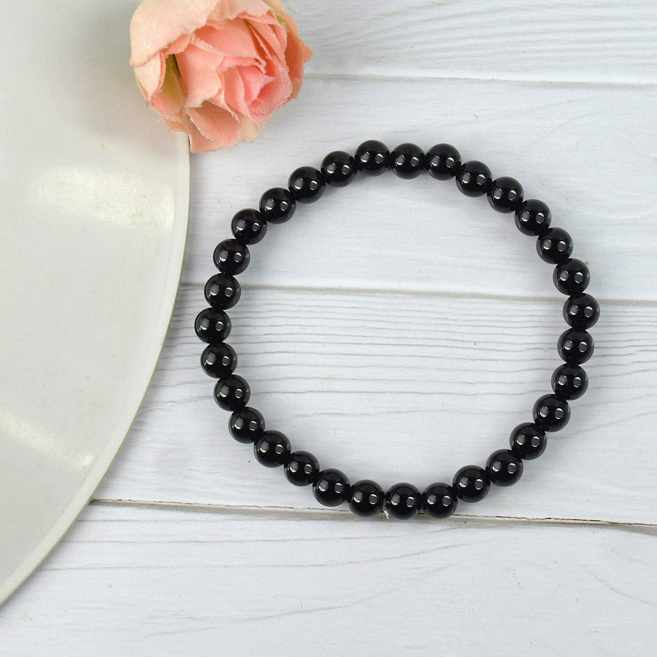 Certified Tourmaline Natural Crystal Stone Bracelet Energized Reiki Healing and Crystal Healing for Men & Women