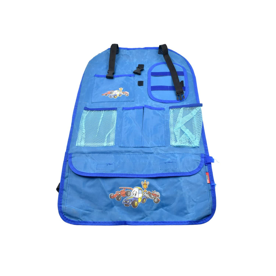 Car Back seat Organizer/Holders Multifunctional Polyster uses with Multiple Pockets Storage with Tissue Box, Tablet, Bottle, Children's Travel Storage Pockets