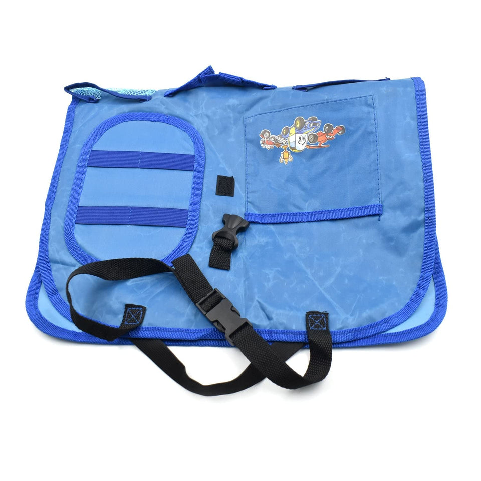 Car Back seat Organizer/Holders Multifunctional Polyster uses with Multiple Pockets Storage with Tissue Box, Tablet, Bottle, Children's Travel Storage Pockets