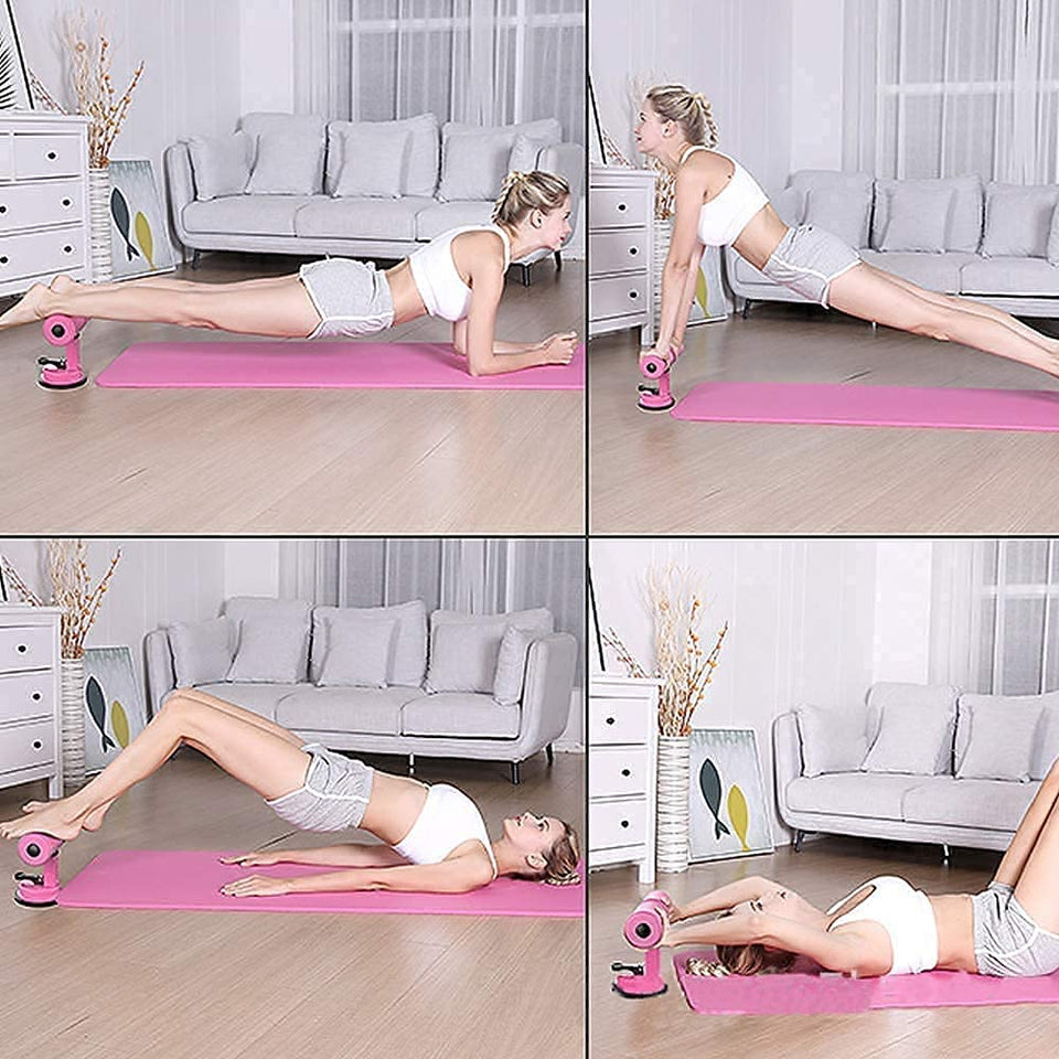 Sit up Abdominal Chest and arm Muscles Exercise Adjustable Assistant Fitness Equipment Suction Cup Home Workout Healthy Abdomen Press Leg Support & Equipment for Lose Weight