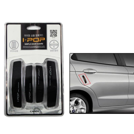 IPop Car Door Scratch Guard Protector Door Guards - Black - halfrate.in