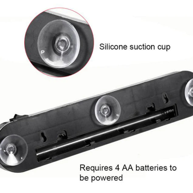 Studio Light Portable 4 LED Bulbs Light - Mirror Makeup Kit Battery Powered Makeup Light - Cosmetic Studio Glow Bright Lamps
