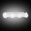 Studio Light Portable 4 LED Bulbs Light - Mirror Makeup Kit Battery Powered Makeup Light - Cosmetic Studio Glow Bright Lamps