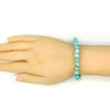 Turquoise / Firoza Bracelet Natural Crystal Healing Bracelet Gemstone Jewellery Beaded Stone Bracelet for Men & Women, Bead Size 6 mm