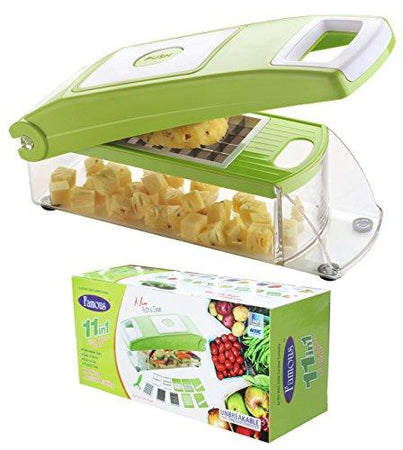 Famous 11 In 1 Vegetable & Fruits Cutter, Slicer, Dicer Grater & Chopper, Peeler - halfrate.in