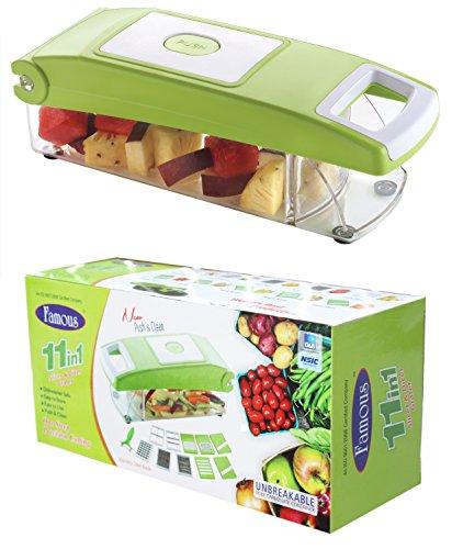 Famous 11 In 1 Vegetable & Fruits Cutter, Slicer, Dicer Grater & Chopper, Peeler - halfrate.in