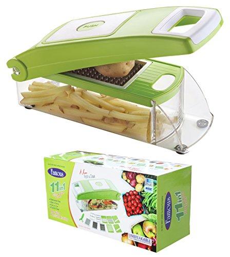 Famous 11 In 1 Vegetable & Fruits Cutter, Slicer, Dicer Grater & Chopper, Peeler - halfrate.in