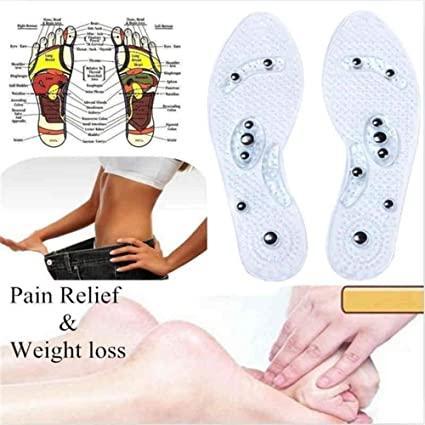 Ratehalf® Acupressure Magnetic Shoe Insole with copper rings - halfrate.in