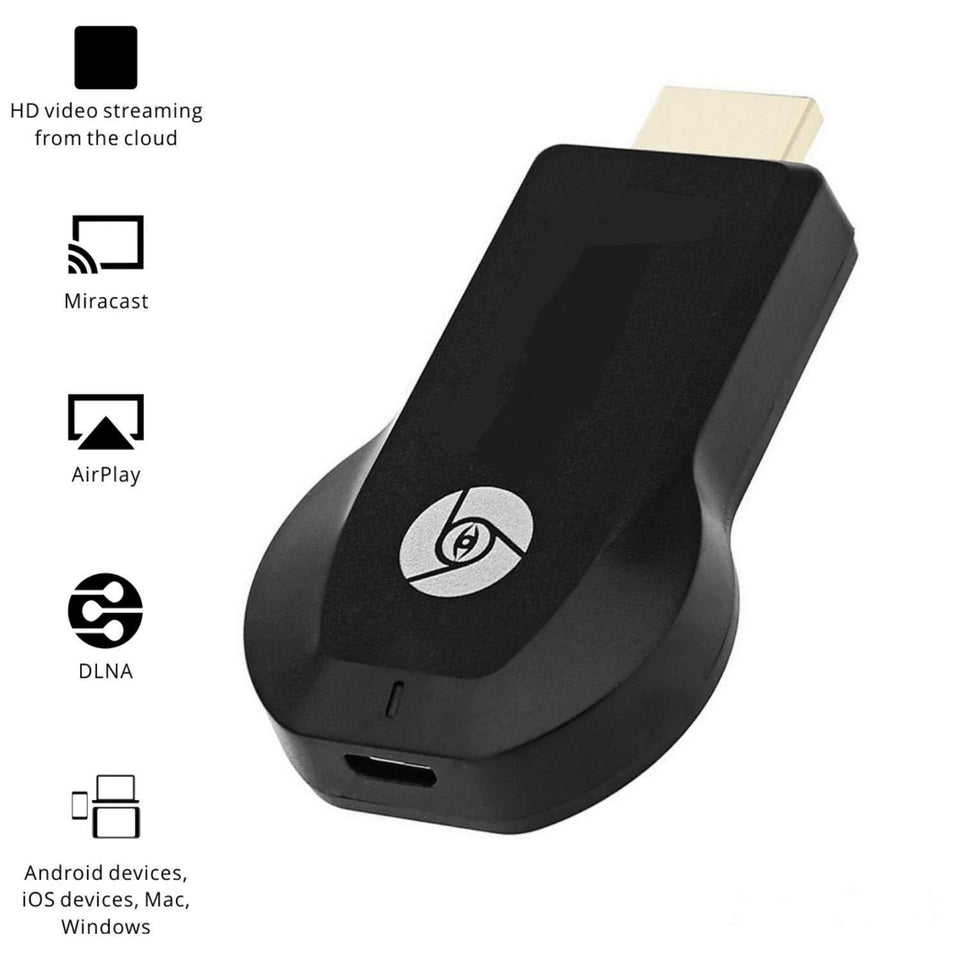 Anycast WiFi Wireless Display Dongle | DLNA Airplay | Wireless HDMI Mirroring WiFi Dongle Display, TV Dongle Receiver Easy Sharing Wireless Streaming Compatible with Android and iOS - halfrate.in