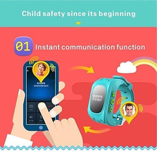 Kids Smart Watch,Q50 Wrist Watch with Anti-Lost GPS Tracker SOS Call Location Finder SIM Card Slot Remote Monitor Pedometer Smart Watch for Kids - halfrate.in