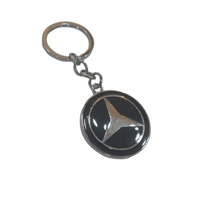 Metal Keychain Fancy Heavy Black color for Mercedes Benz