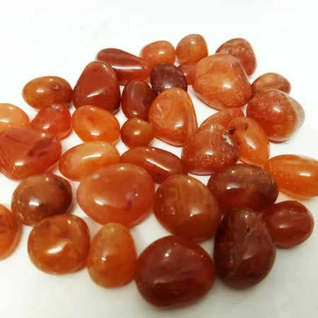 Red Quartz Crystal Tumble Stone Single pc
