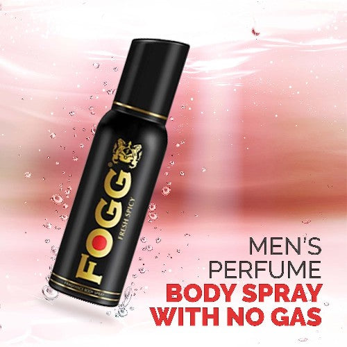 Fogg Black Series Fresh Spicy - Perfume Body Spray For Men - Long Lasting & No Gas Deodorant - 120ml