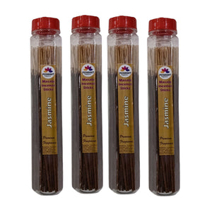 Pujahaat Premium Scented Incense Stick Masala Agarbatti | No Charcoal Incense Sticks, 100% Herbal Fragrance Agarbatti, 0% Sulphates Jasmine Fragrance