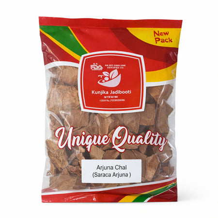 Kunjika Jadibooti Whole Arjun Chaal | Raw Terminalia Arjuna Bark | 100% Natural & Chemical Free | Ayurvedic Herbal Support for Heart Health & Cholesterol Balance