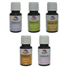 Pujahaat Lavender, Lemongrass, Sandalwood, Orange, Lotus Aroma Oil for Aromatherapy oils, Oil for diffusers, Humidifier oils, Oil Burners, Spa and Air Purifier 10ml Each - Set of 5 (5 x 10 ml)