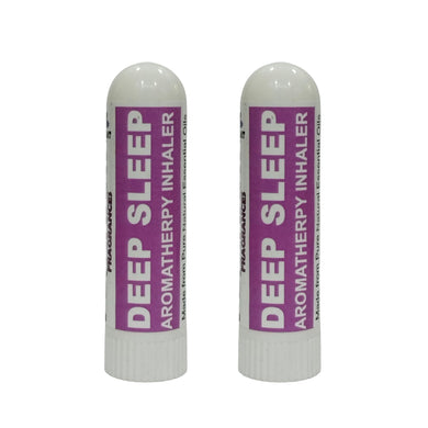 Pujahaat Natural Essential oil based Aromatherapy Nasal Inhalers help in DEEP SLEEP Made with 100% natural, therapeutic grade essential oils to help you achieve peace and inner calm - Set of 2