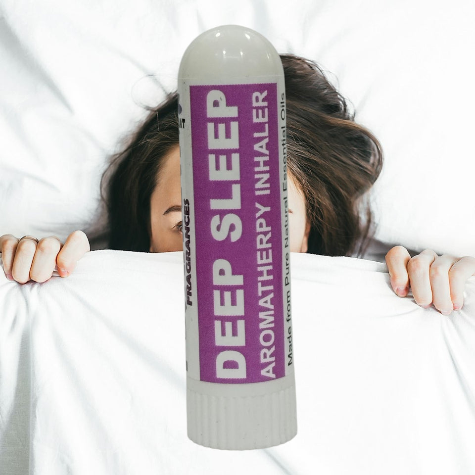Pujahaat Natural Essential oil based Aromatherapy Nasal Inhalers help in DEEP SLEEP Made with 100% natural, therapeutic grade essential oils to help you achieve peace and inner calm - Set of 2